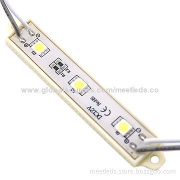 3*5050 SMD Waterproof LED Module with 12V DC Operating Voltage and 0.72W Power Dissipation